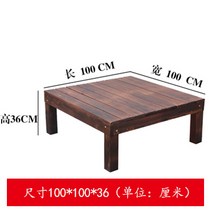 조립식 평상 들마루 방부목 원목 데크 diy 야외 옥상 테이블, 1㎡, 100x100x36cm플랫폼