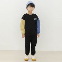 바브키즈 썸데이 맨투맨 상하 세트