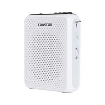 무선 핀 마이크 블루투스 콘덴서 Takstar-E300 10W 휴대용 음성 증폭기 유선 FM 라디오 AUX 오디오 녹음 스피커 교사 강사용, [01] 1 black with mic