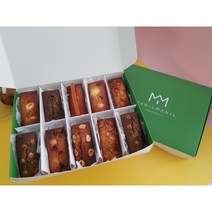 쌀 휘낭시에 10종세트♡ 마닐마닐 ♡ 수제디저트 쌀가루 구움과자 답례품 돌잔치 결혼식 명절 선물세트