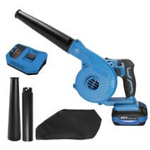 무선송풍기 Jobsite-송풍기 무선 경량 송풍기 키트 20V Ah 리튬 배터리 고속 충전기 3 가변 먼지 부는 데, US Plug, 02 US Plug
