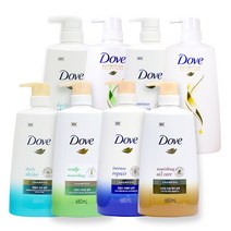 도브 인텐스 리페어너리싱 오일케어 680ml 샴푸 x2개, A12　