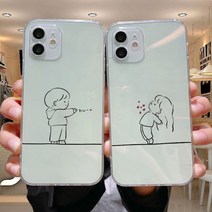 [에이디케이스] ONLY ONE 커플 우정 카메라 보호 방탄 풀커버 휴대폰 케이스 갤럭시 아이폰