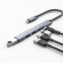 맥북허브 맥북독 아이맥 아이패드 호환 usb 멀티포트 typec 도킹 스테이션 게임 주변 장치 확장 허브 어댑터 macbookpro 태블릿 변환 ipad 기장 5 huawei, 듀얼 C 헤드폰 전송 + 3usb 확장 Five, 0m
