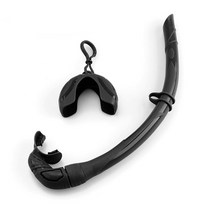 스쿠버 다이빙 마스크 신제품 더블 호흡기 스노클링 다이빙 마스크 풀 페이스 드라이 스타일 수영 세트, 05 Style2 Snorkel Tube_01 S/M