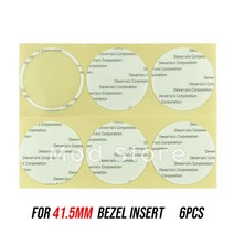41.5mm 42mm 베젤 인서트 링과 호환 일본 덱세이알 접착 링 스티커 양면 테이프 서브 다이버 skx, [01] 6pcs