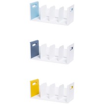 4단 책꽂이 테이블 파티션 서류정리용가구 가로 심플 간이 화일, MINT