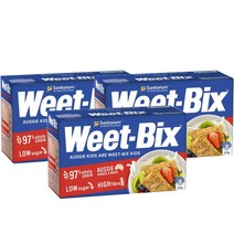 새니테리엄 위트빅스 브렉퍼스트 시리얼 575g Sanitarium Weet bix Breakfast Cereal, 3팩