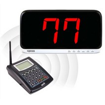 무선 순번대기 시스템 대기고객 호출 셀프매장 수신기모니터 번호 전송기 세트 / SR-A2001 수신기 + ST-5010 전송기, SR-A2001(2) + ST-5010(1)