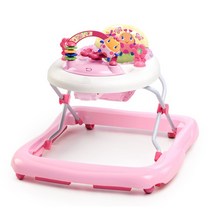 Bright Starts Giggling Safari Walker 보관을 위한 쉽게 접을 수 있는 프레임 만 6개월 이상, 02 준베리 딜라이트