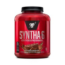 BSN 신타 6 유청 단백질 파우더 초콜릿 케이크 맛 48회분 미셀라 카세인 함유, Chocolate Cake Batter, 48 Servings (Pack of 1)