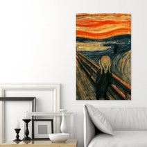 위dkai_명화그림 뭉크 대표작 캔버스액자 절규 홈인테리어 업소 예쁜벽걸이 예쁜♥yum, ♥yum25x25cm