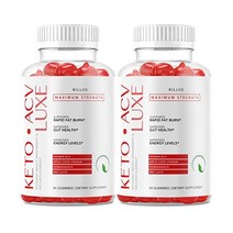 (2팩) Keto Luxe ACV Gummies Advanced Formula Luxe Keto Gummies(구미 120개)