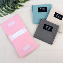 양면 생리대파우치 중학생 휴대용 생리대지갑 벨크로