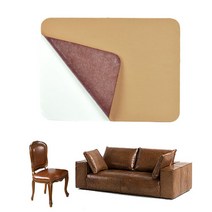 룽고가죽 100%천연 가죽스티커 S2-소파 의자 가구 자동차시트 가죽안장 리폼 보수 수리 수선 패치 접착 시트지, 연브라운계열