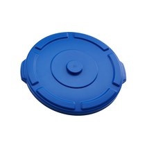 Thor 토르 원형 컨테이너 플라스틱 용기 23L 뚜겅 별도 구매 (뚜껑 덮개), 파랑