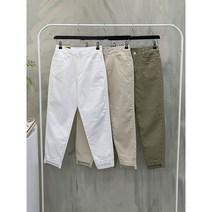 행복여[신상무배]언발 밑단 스판 뒷 밴딩 조거 팬츠