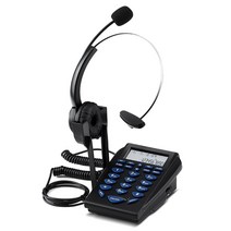 Docooler 파란색 버튼으로 좋은 품질의 트래픽 기계 HT310 고객 서비스 콜 센터 전화 마케팅 직원, 검정