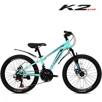 케이투바이크 MTB 자전거 덱스터 22인치 21단 주니어 초등학생 디스크브레이크, 덱스터D 22인치 민트, 조립+사은품D
