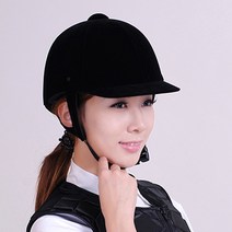 승마 헬멧 모자 용품 남성과 여성 말 블랙 한 사이즈 조절, 없음