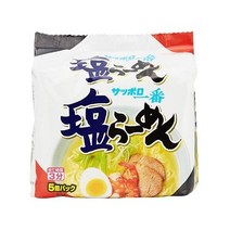 Sanyo Food 산요푸드 삿포로 이치방 소금 라면 100g 5개입 18팩