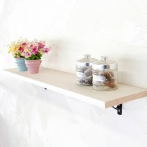 아이베란다 원목선반 칼라선반 벽선반대 인테리어선반대 벽선반, 스프러스 원목판재19T