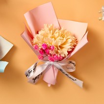 납골당 꽃 꾸미기 미니 꽃다발 프리저브드, 2_초미니 카네이션(샴페인)