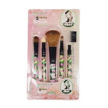 모비딕파워 [모비딕파워] 화장솔세트 파운데이션퍼프 눈화장 아이라인붓 파우더화장 멀티브러쉬, 아★ MY 메이크업 브러쉬 5종세트 화장솔, 아★ 사과