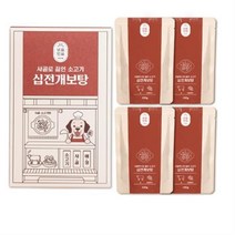 냥품멍품 강아지 십전개보 사골소고기탕 건강식 4p, 소, 400g, 5개