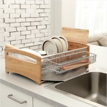 소코데코 올스텐 물빠짐 라바제 식기건조대 그릇정리대 1단