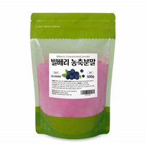 빌베리 분말 가루 빌베리 파우더 안토시아닌 BILBERRY 빌베리 농축분말, 1개, 500g