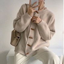 가디건 자켓 JACKET 여성 재킷 코디 코튼 빅사이즈 원피스위에입는 검정 5xl 120 니트 쟈켓 잠바