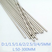 평행봉 20 PCS 1/1.5/1.6/2/2.5/3/4/5MM 길이 50-300MM 장난감 자동차 프레임 부품 스테인레스 스틸 라운드 샤프트 막대, [06] 5MM, [08] 120mm