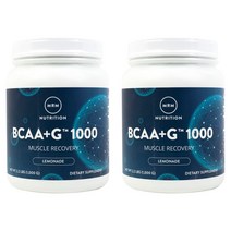 엠알엠 BCAA+G 레모네이드 비건 글루텐 프리, 1000g, 2개
