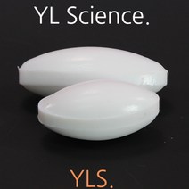(YLS) 에그 스핀바 40~64mm Oval Spinbars (테플론 재질 마그네틱바 교반자석) - Cowie (UK), 64x20mm