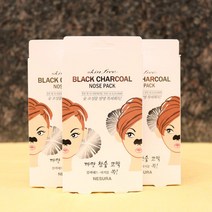 네슈라 까만 참숯 코팩 3타 24매 /블랙헤드 피지를 쏙