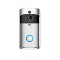 IoT Ai 인터폰 비디어폰 설치 교체 Z50 V5 비디오 초인종 와이파이 야외 도어 벨 방수 IP65 인터콤 카메라, 01 silver_02 미국 플러그
