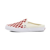 VANS 클래식 슬립온 뮬 (체커보드) 레이싱 레드 화이트 VN0004KTTLF1 SLIP-ON MULE-(Checkerboard) racing