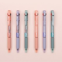 모나미 볼펜 3색볼펜 플립볼펜 0.5mm, 3개입, Papaya+Lavender+SageGreen