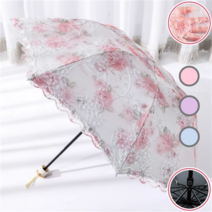 자외선차단양산 레이스양산 예쁜 꽃무늬 초경량