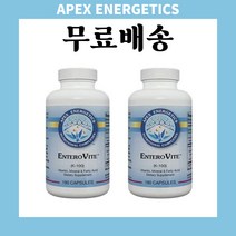 1+1 아펙스 에너제틱스 엔테로바이트 EnteroVite 지방산 부티르산 캡슐 180정, 1개