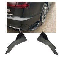 EASY ROOM 자동차 하체 튜닝 프론트 사이드 리어 에어댐 립댐 컵윙 1set(2pcs), 카본수전사