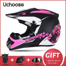 바이크헬멧 전문 오토바이 헬멧 오프로드 다운힐 도트 레이싱 모토크로스 Casque Moto Helme3 아이에게 적, 08 8