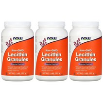 2+1 나우푸드 대두 레시틴 과립 907g 포스파티딜 콜린 이노시톨 lecithin, 1개, 기본