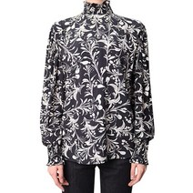 [명품][명품]21FW 이자벨마랑 에뚜왈 YOSHI 플라워 패턴 블라우스 블랙 HT