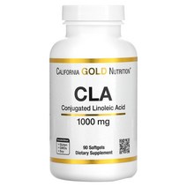 CGN 캘리포니아골드뉴트리션 CLA 공액 리놀레산 1000mg 소프트젤 90정 잇꽃 오일, 1개, 기본