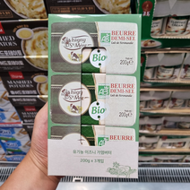 이즈니 유기농 가염버터 200g X 3입 프랑스산, 아이스팩+아이스박스포장