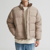 캐주얼 오버핏 웰론 숏 패딩