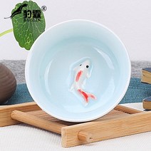 전통 도자기 찻잔 세트 레오파드 린 Longquan 세라믹 청자 차 홈 차 다도 다기, 7 조각, 매년 25 잔의 에메랄드 청어
