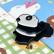 강아지 머리 북극곰 에나멜 라펠 핀 외계인 귀여운 별 브로치 배지 패션 친구 선물 도매 1 개, JS2-4
